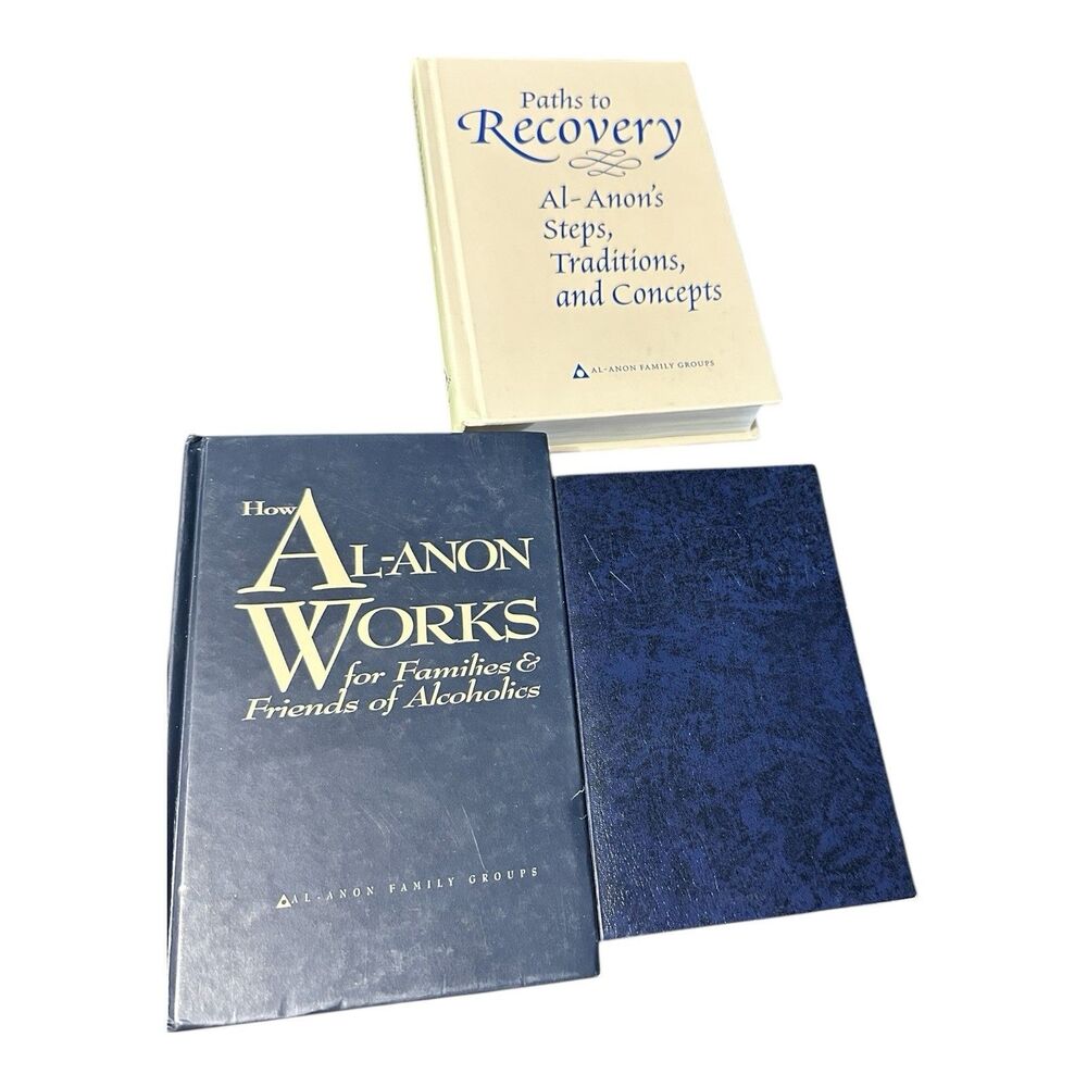 Al-Anon Book Lot Paths to Recovery, How Al-Anon Works & Alcoholics Anonymous 4ed